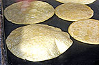 Handmade tortillas